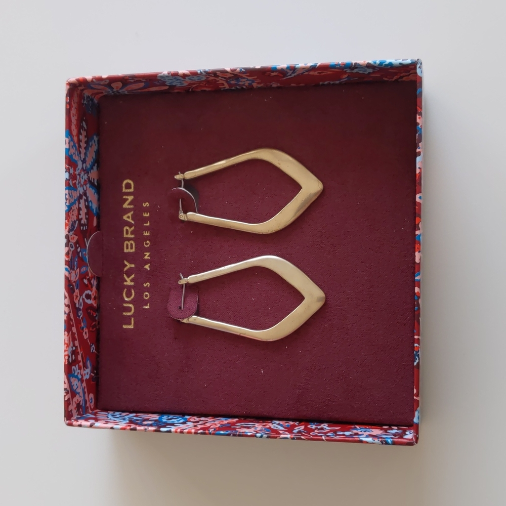 Lucky brand hoop earrings